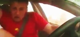 Dachowanie Volvo przy 100kmh – widok z kamery pokładowej.