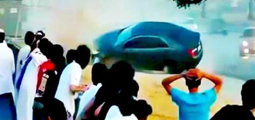 Wypadek przy driftowaniu