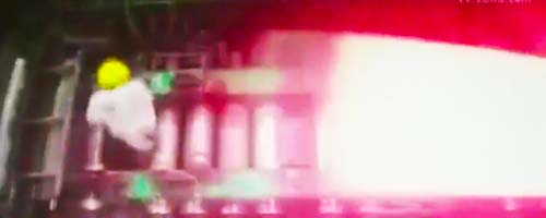 Tafla rozgrzanej stali