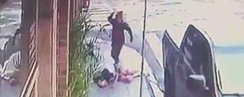 Bezdomna, morduje mezczyzne