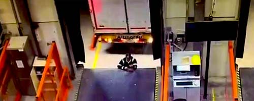 Wypadek na rampie załadunkowej