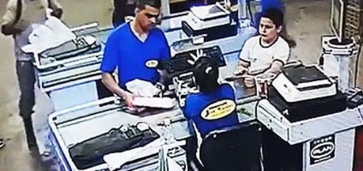 Egzekucja faceta w sklepie