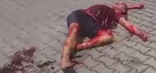 Tłum i lincz nożem