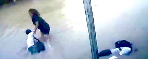 Porażeni prądem uczniowie