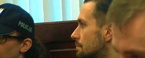 Twarz skazanego mordercy