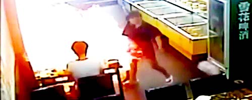 Pożar w restauracji