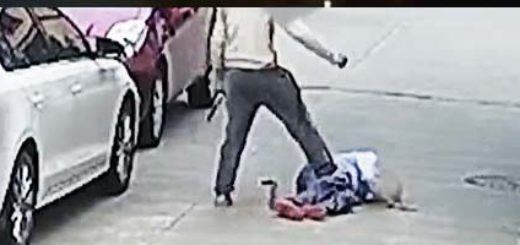 Agresywny rowerzysta