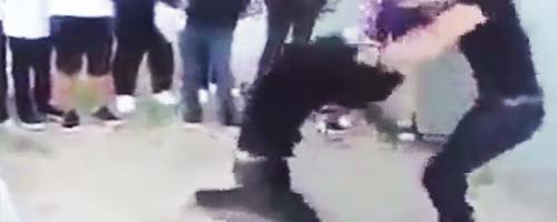 Szybka bójka 2 dziewczyn