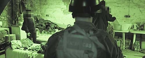 Nalot na fabrykę amfy