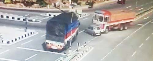 Zgnieciona osobówka