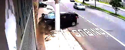 Potrącony rowerzysta