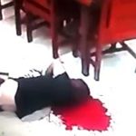 Strzał w głowę z bliskiej odległości, w jakiejś Brazylijskiej restauracji.