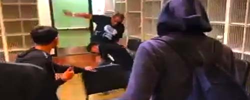 Bójka z nauczycielem