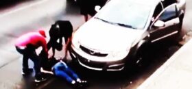 Bolesny poślizg na jezdni