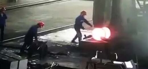 Wypadek w hucie stali