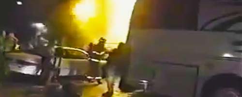 Pożar w klubie muzycznym